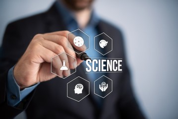 Naklejka premium science