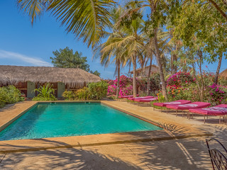 Relaxing vacation concept.