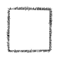 Hand-drawn sketch frames in doodle style.