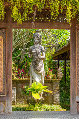 Ubud on the isle of Bali in Indonesia, the town is famous for the monks forest