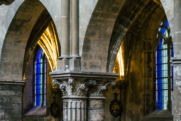 View of the Roman Catholic Saint Jacques church located in Reims, a city in the Grand Est region of France and one of the oldest in Europe