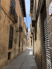 narrow street in the old town