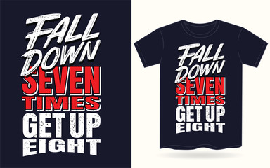 Inspirational modern lettering quote for t shirt print