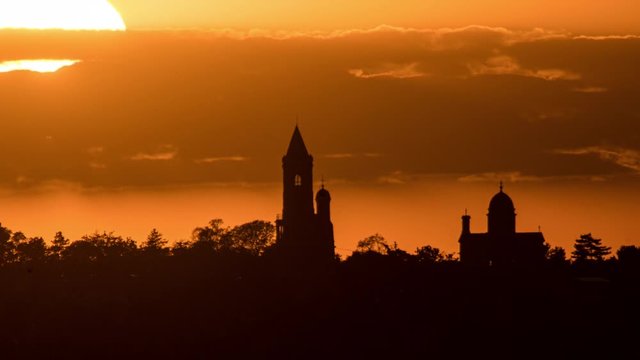 Castle Sunset Timelapse