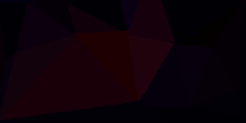Fototapeta premium Dark pink, red vector abstract triangle texture.