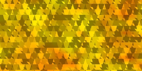 Light Yellow vector background with polygonal style.