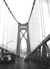 The Mid Hudson Bridge, which passes over the Hudson River, in New York.