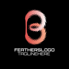 Vector logo for beauty and enviroment  with the natural  illustration form initials 