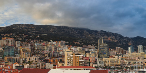 day panorama view of Monaco 