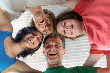 Fototapeta premium Family Laughing and Having Fun Together