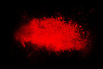Colorful powder blast High resolution with black background colorful background illustration.