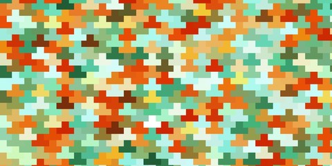 Light Green, Yellow vector background with rectangles. Abstract gradient illustration with rectangles. Template for cellphones.