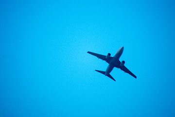Aeroplane flying in Indian sky 