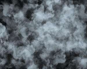 smoke on black background