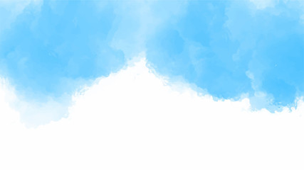 Blue watercolor background for textures backgrounds and web banners design