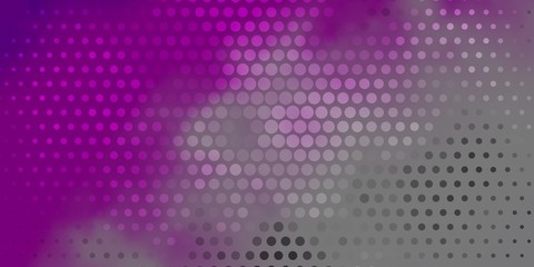 Light Pink vector background with spots. Modern abstract illustration with colorful circle shapes. Pattern for websites.