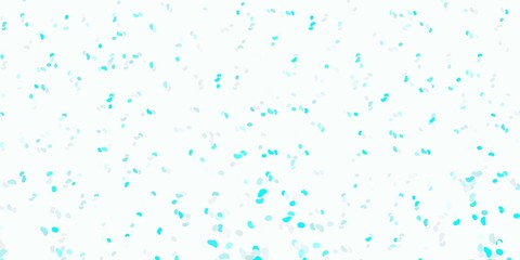 Light pink, blue vector background with random forms.