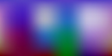 Dark Multicolor vector gradient blur background.