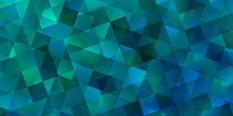 Light BLUE vector layout with rectangles, triangles.