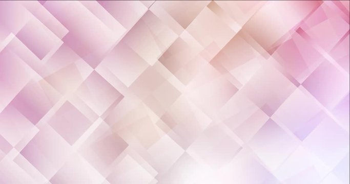 4K looping light pink, yellow video footage with rhombus. Quality abstract video with rectangular structure. Flicker for designers. 4096 x 2160, 30 fps.