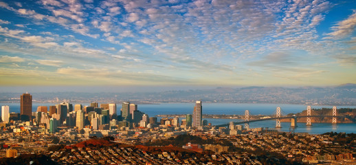 Obraz na płótnie Canvas Sunset in San Francisco