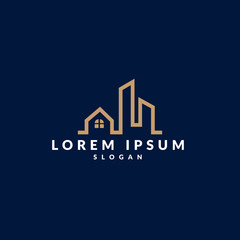 Real Estate, Property, modern and Construction Logo design