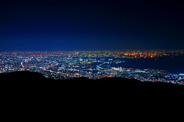 【兵庫県】六甲山から眺める夜景 / 【Hyogo】Night view from Mt. Rokko