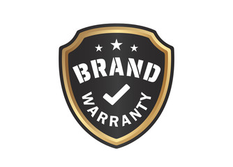 Brand Warranty Shield image on white background
