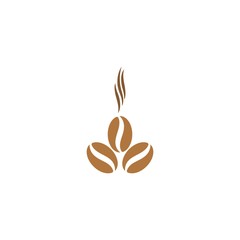 vector coffee beans template vector icon illustration