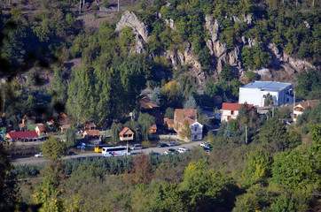 Armenia View of Town below Dilijan