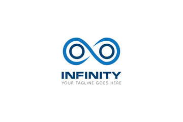 infinity logo, icon, symbol vector illustration design template