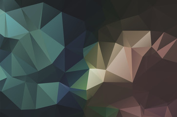 Dark Multicolor vector texture with colored Low Poly background Decorative vector