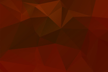 Abstract Red Geometric Background. Raster Illustration