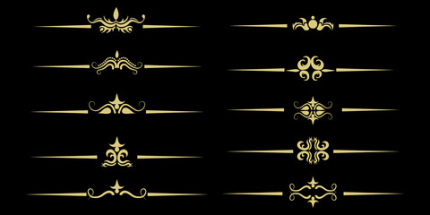 Border design, vector set