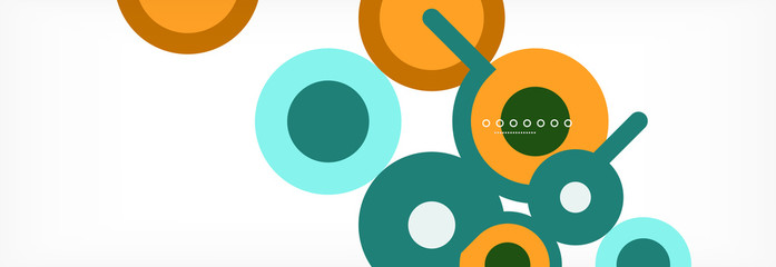 Circles and lines abstract background for covers, banners, flyers and posters and other templates