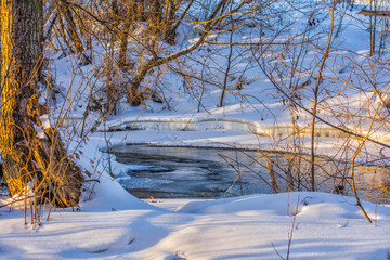 River that doesn't freeze in winter