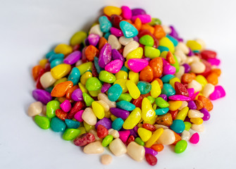 Tiny colorful stones