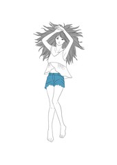 ファッションイラストレーション