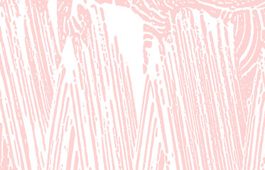 Grunge texture. Distress pink rough trace. Flawles