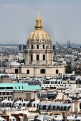 Fototapeta na wymiar view of paris from the eiffel tower
