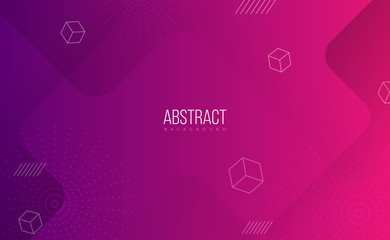 Modern professional pink purple  vector Abstract  business background wallpaper  with lines and geometric shapes and  shadows