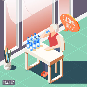 Strong Thirst Isometric Background