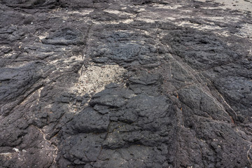 Geological sediments. Natural stone background.
