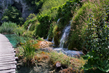 Obraz premium Croatia's waterfalls. National park.