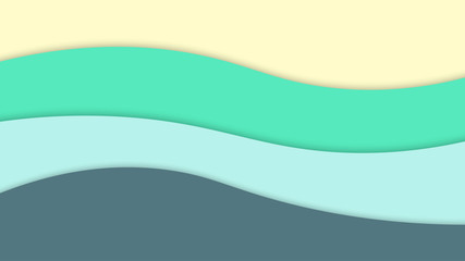 Blue tone Wave multicolor abstract background vector illustration best for background, poster and banner design