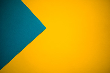 Yellow and blue abstract geometric contrasty background
