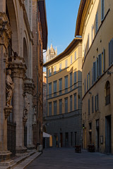 Fototapeta premium Stare miasto w Sienie w Toskanii we Włoszech