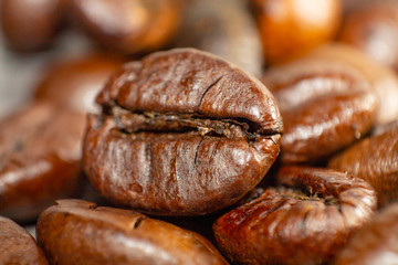 coffee beans macro