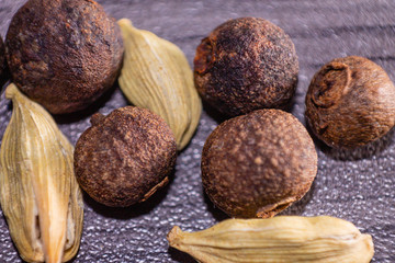 nuts and dried fruit