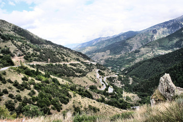 A view of the Pyrenees from the French side